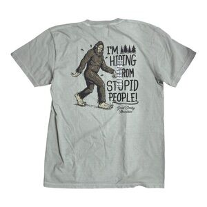 Three Bears General Store Women’s “I’m Hiding From Stupid People” Bigfoot Tee